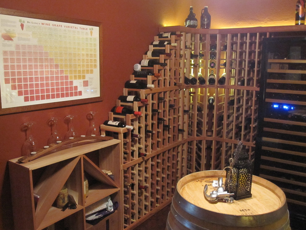 Photo of a traditional wine cellar in Salt Lake City.