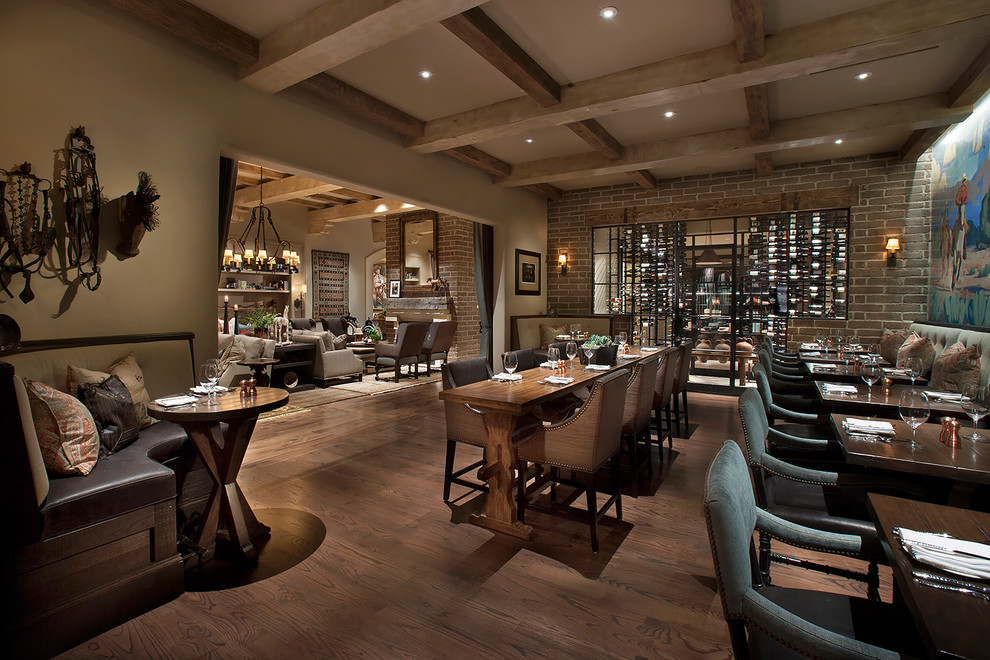 Inspiration for a transitional wine cellar remodel in Phoenix