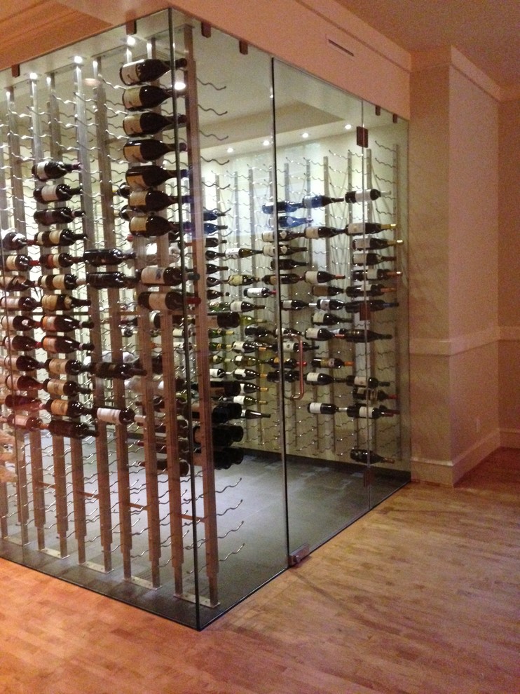 Deep Cove Contemporary Wine Cellar Vancouver by Wine Cellar