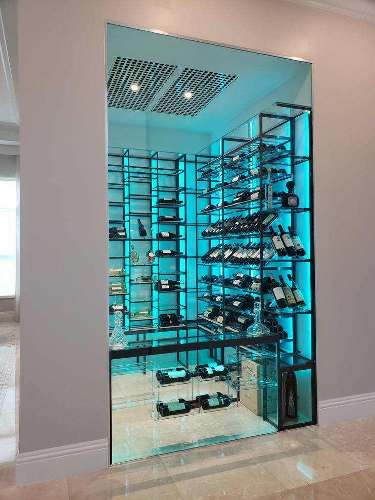 DELRAY BEACH 7 BRIDGES Modern Wine Cellar Miami by Dragon