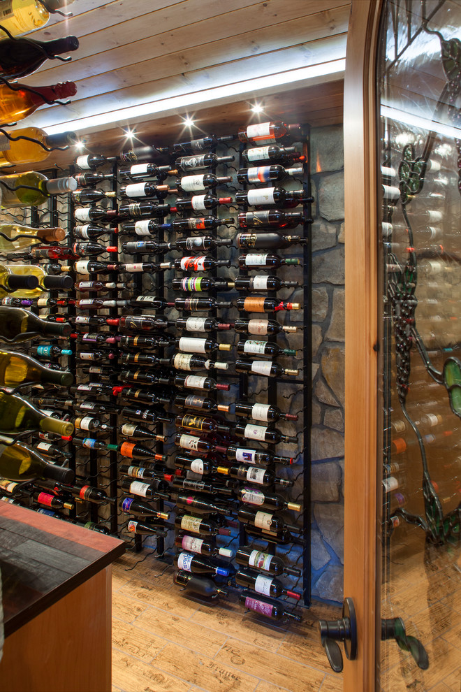 Denver Deer Creek Retreat Rustic Wine Cellar Denver by Apex