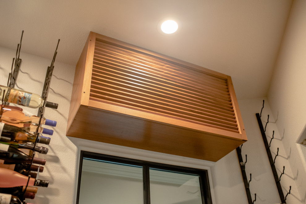 Ductless Split Custom Wine Cellar Cooling Unit Installed in a Dallas