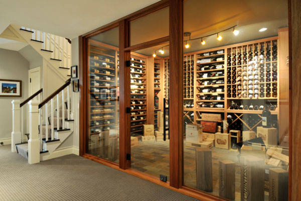 East Hampton Contemporary Wine Cellar New York by Karen