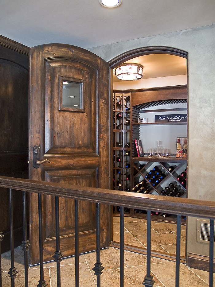 Minimalist wine cellar photo in Minneapolis