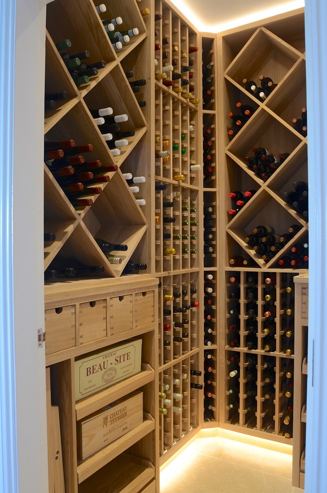 Example of a wine cellar design in Edinburgh