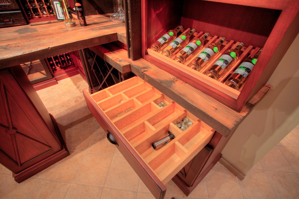 Elmwood Showroom Wine Room Traditional Wine Cellar Toronto by