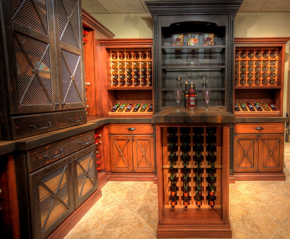 Elmwood Showroom Wine Room Traditional Wine Cellar Toronto by