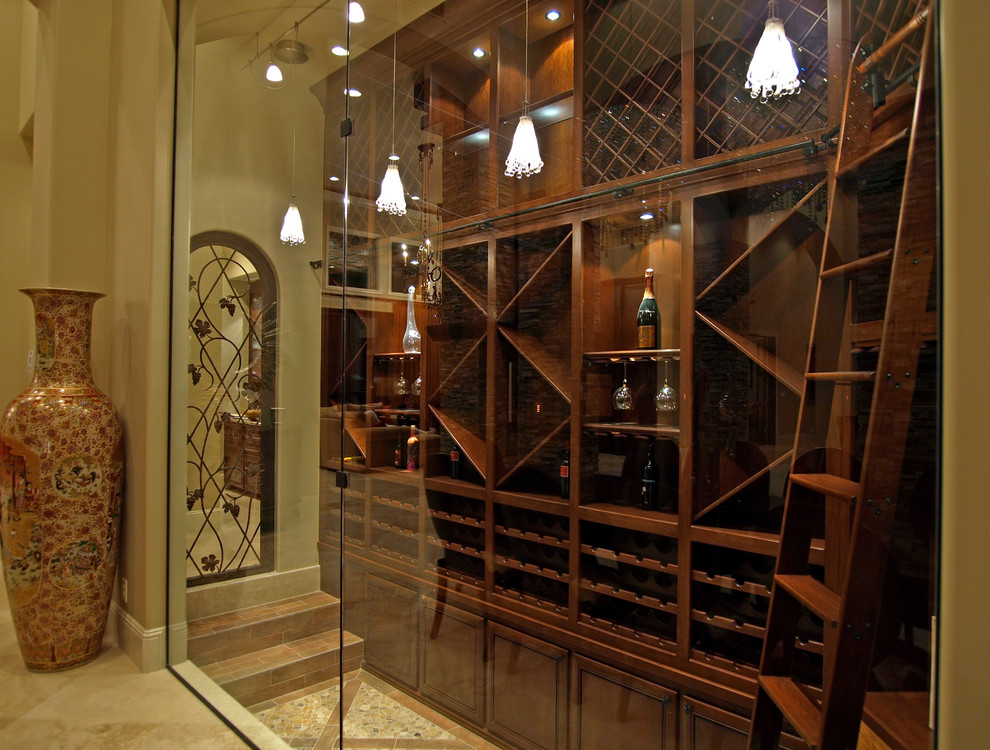 Engineer Traditional Wine Cellar Las Vegas by Elegant Homes Houzz