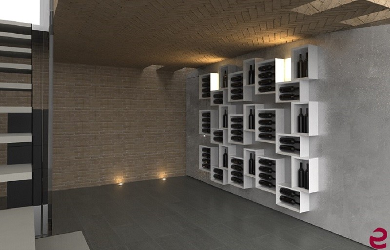 Minimalist wine cellar photo in Venice