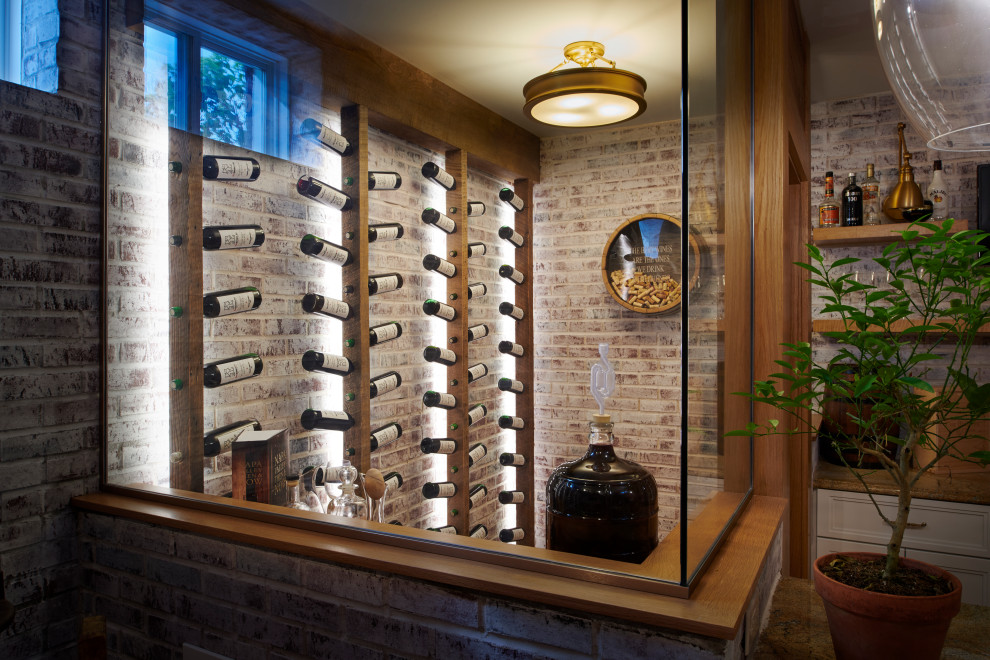 This is an example of a country wine cellar in Columbus.