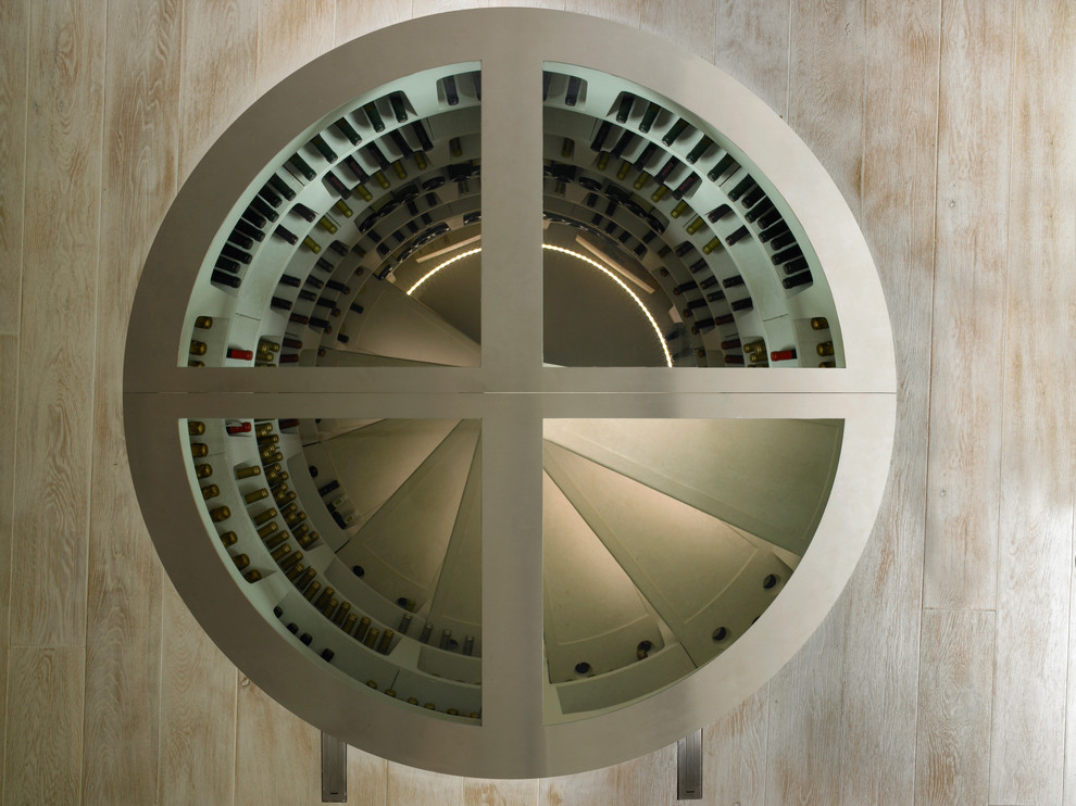 Design ideas for a wine cellar in London.