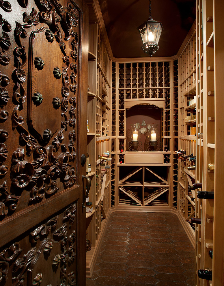 Inspiration for a southwestern wine cellar remodel in Phoenix