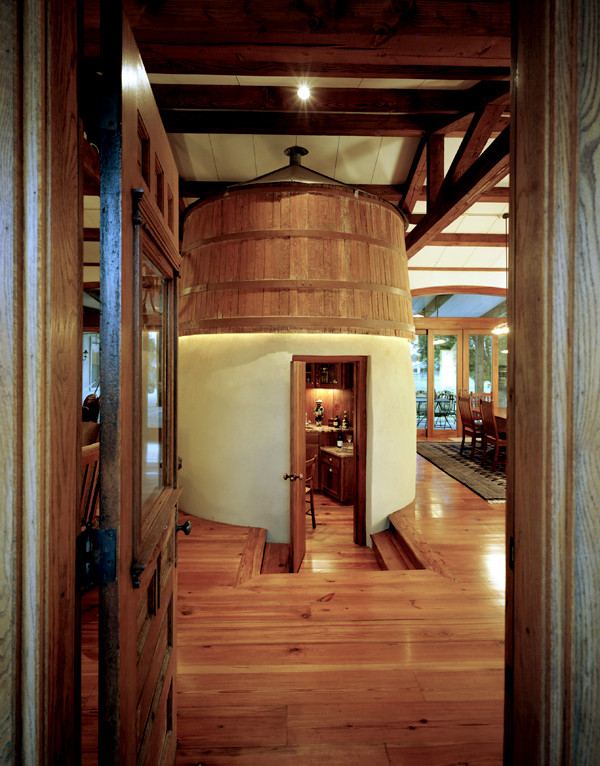 Fredericksburg Stone House Eclectic Wine Cellar Austin by