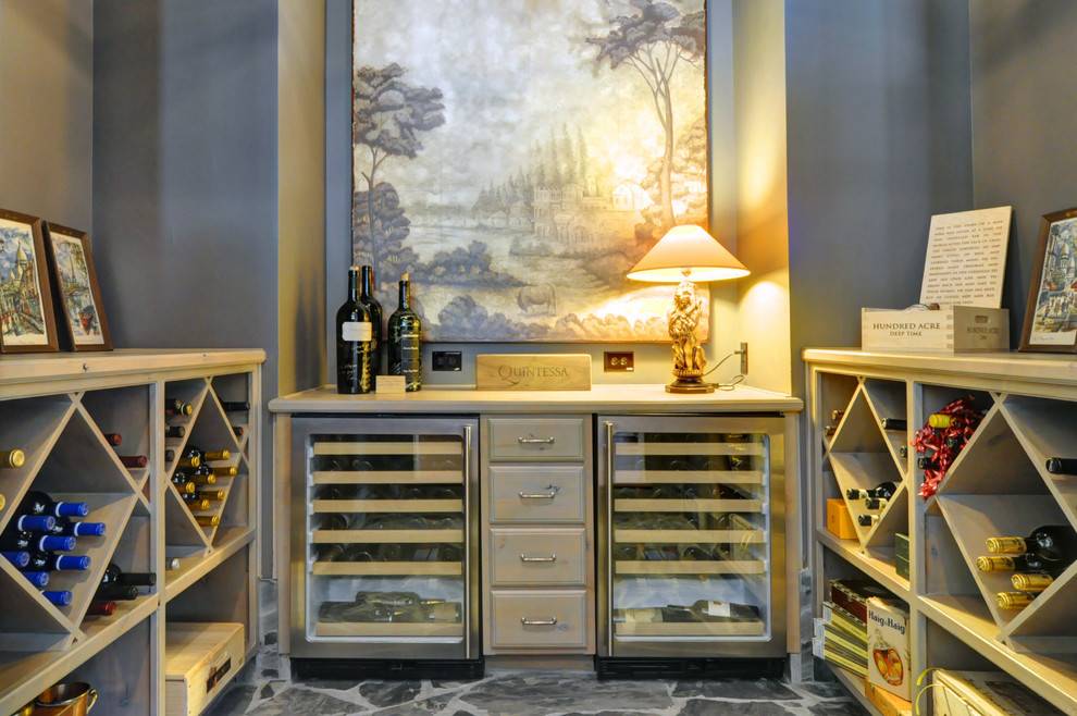 French 2012 Traditional Wine Cellar Dallas by Braswell Homes