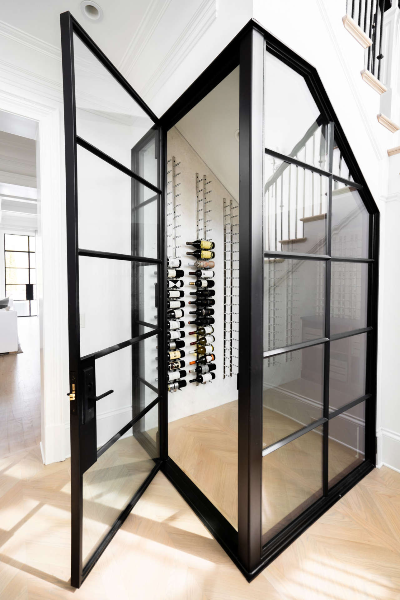Glass wine cupboard hotsell