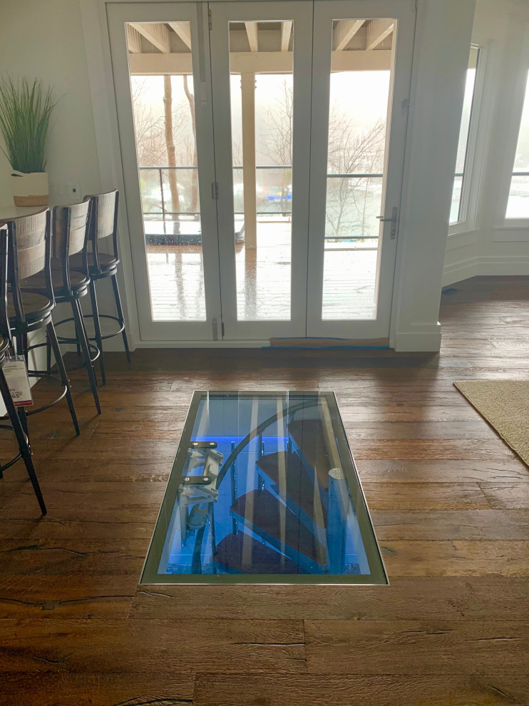 Glass Trap Door Custom Wine Cellar Contemporary Wine Cellar San