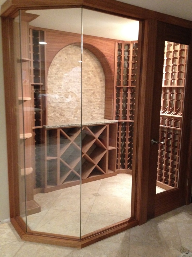 Traditional wine cellar in St Louis.