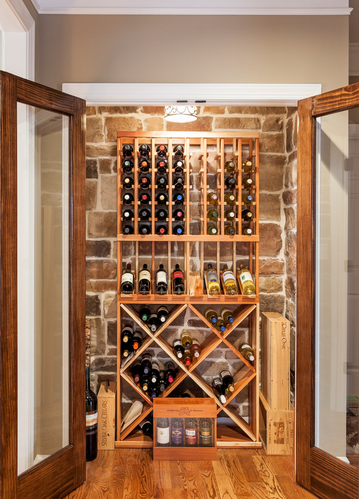 Glenridge Wine Cellar Rustic Wine Cellar Atlanta by Homes by