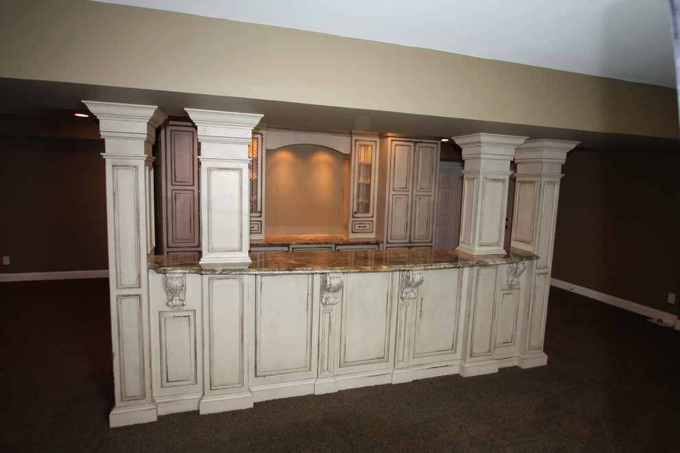 Great Falls Basement Bar Traditional Wine Cellar DC Metro by
