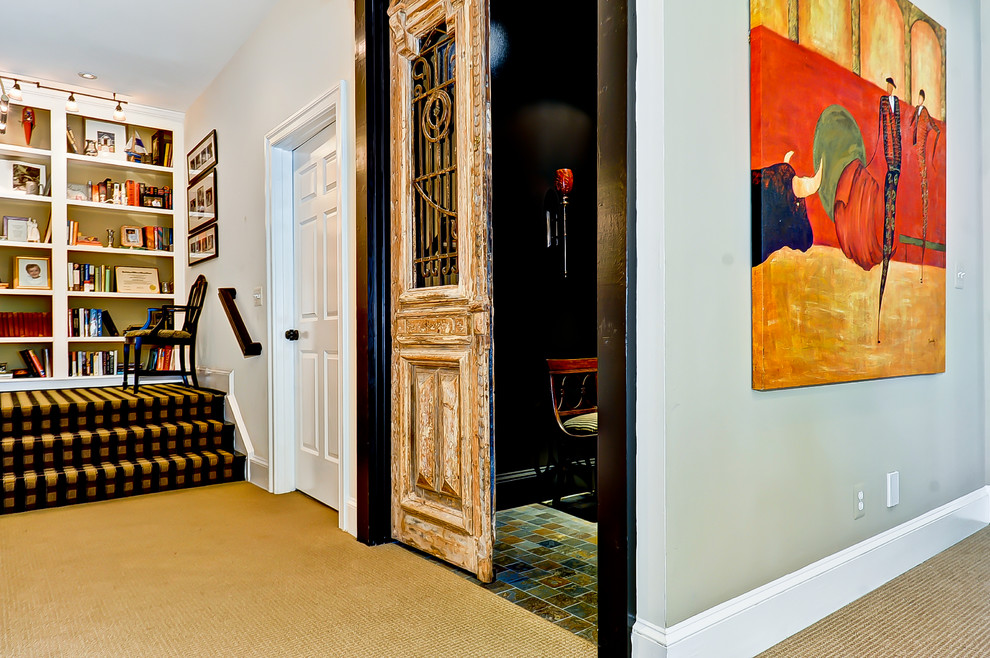 Great Falls Greek Revivial Traditional Wine Cellar by Alair Homes