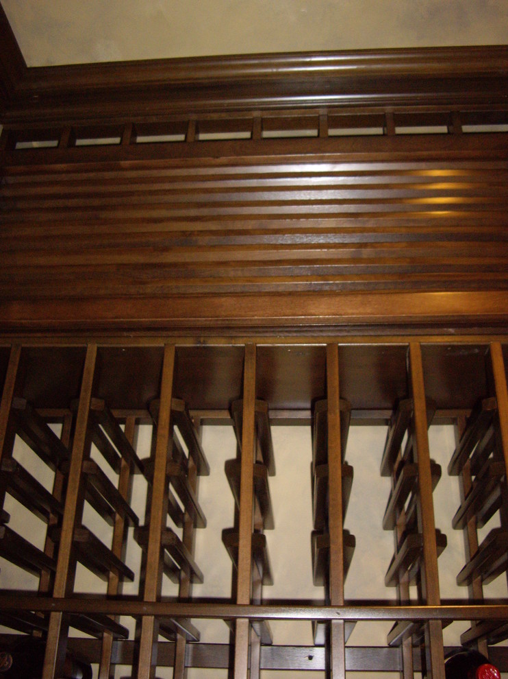 Grill Cover and Box Hiding RM2600 Wine Cooling Unit Dallas Installation Traditional Wine