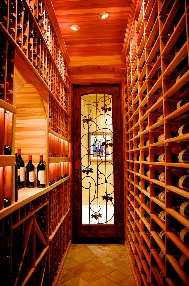 Hallway Cellar wine cellar Traditional Wine Cellar Phoenix by
