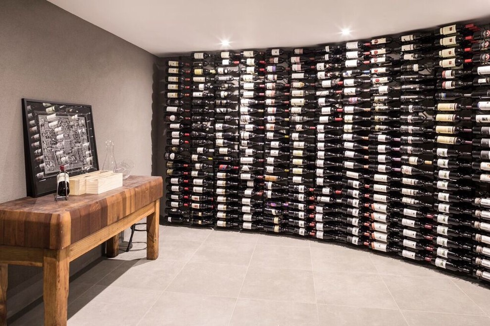 Hampton Residence Contemporary Wine Cellar Melbourne by Finnis