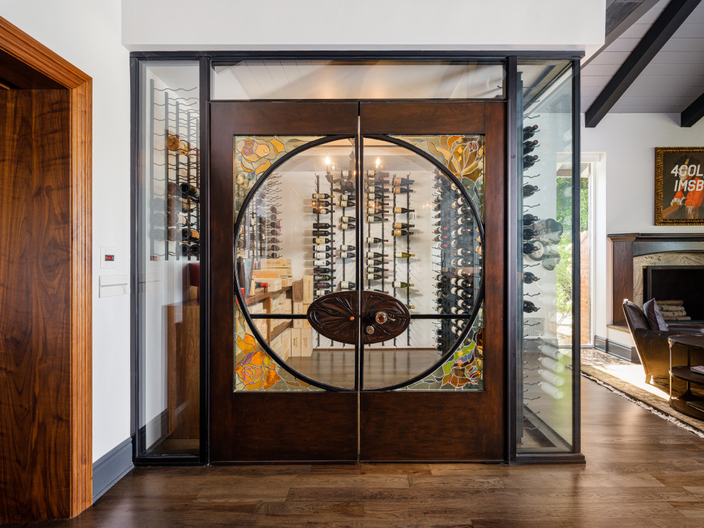 Inspiration for a classic wine cellar in San Diego.