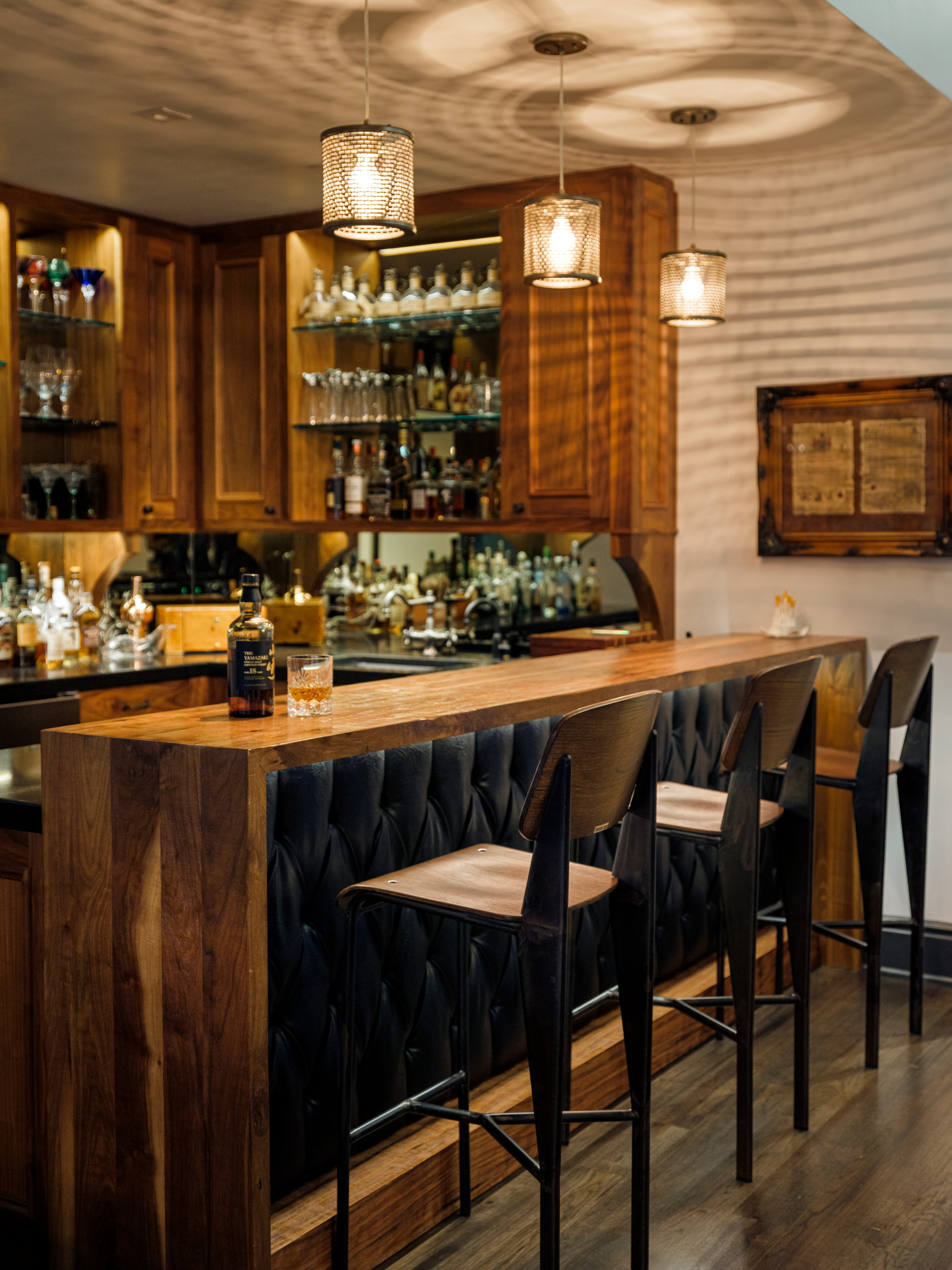 Meuble bar a vins - Montagne - Bar de Salon - Lyon - par Step'mobilier