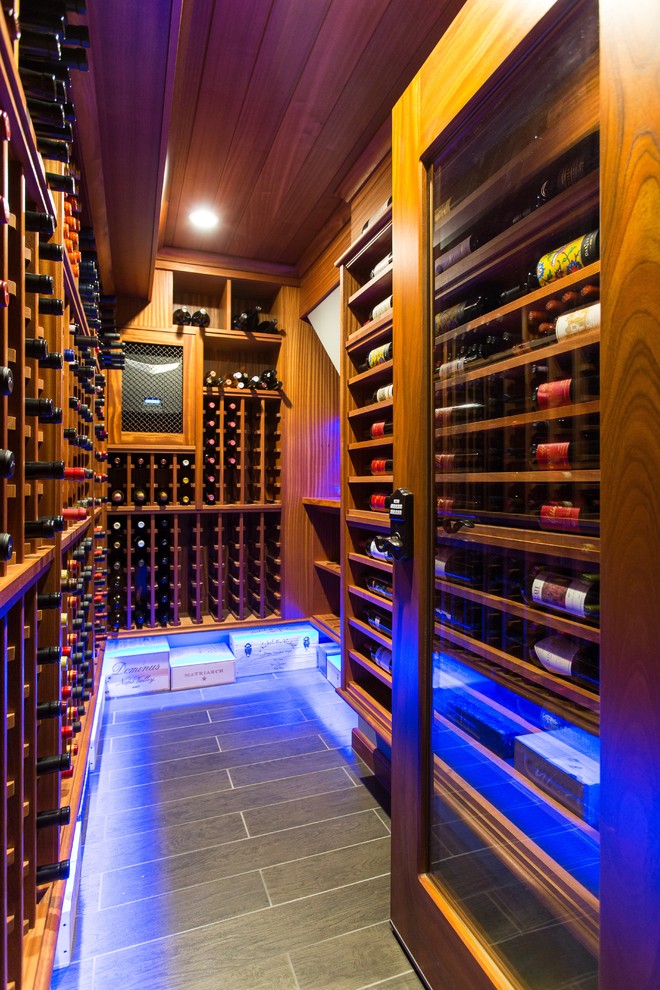 Hideaway Wine Cellar Traditional Wine Cellar Boston by Charles