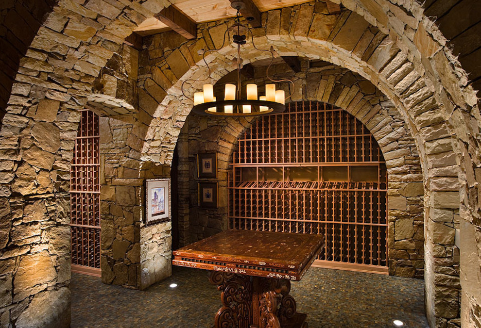 Hilltop Rustic Wine Cellar Nashville by Pioneer Log Systems Houzz