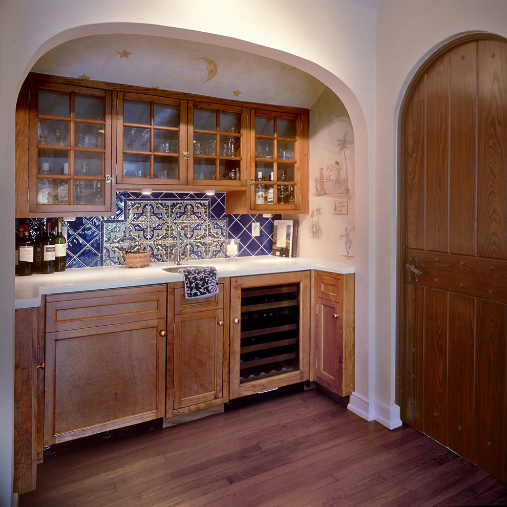 Inspiration for a mediterranean wine cellar remodel in Tampa
