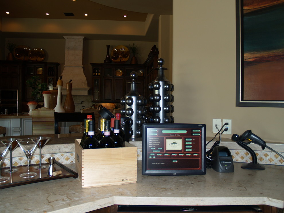 Design ideas for a traditional wine cellar in Phoenix.