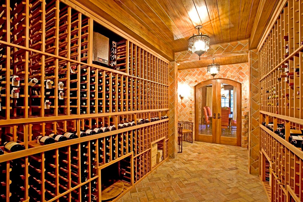 Minimalist wine cellar photo in Los Angeles