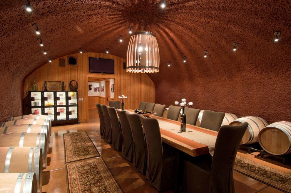 Home Winery, Cellar, & Cave Lafayette, CA Contemporary Wine