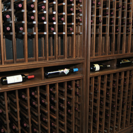 Elegant wine cellar photo in Seattle