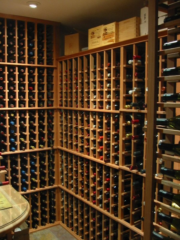 Design ideas for a classic wine cellar in San Francisco.