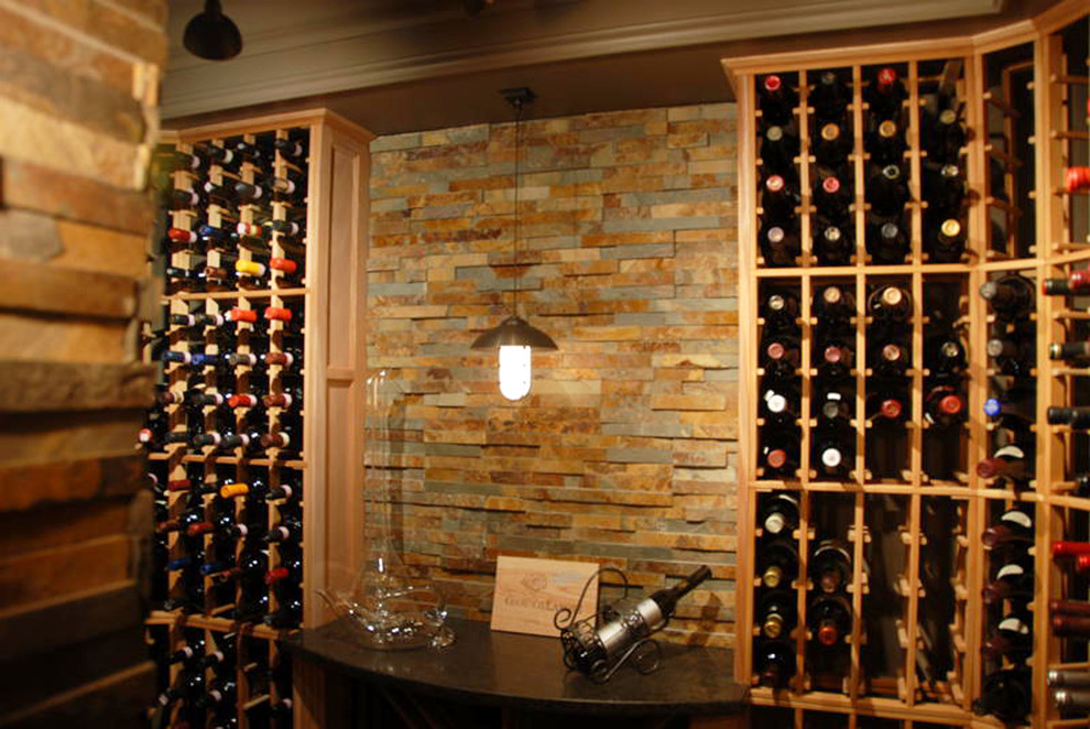 Elegant wine cellar photo in Charleston
