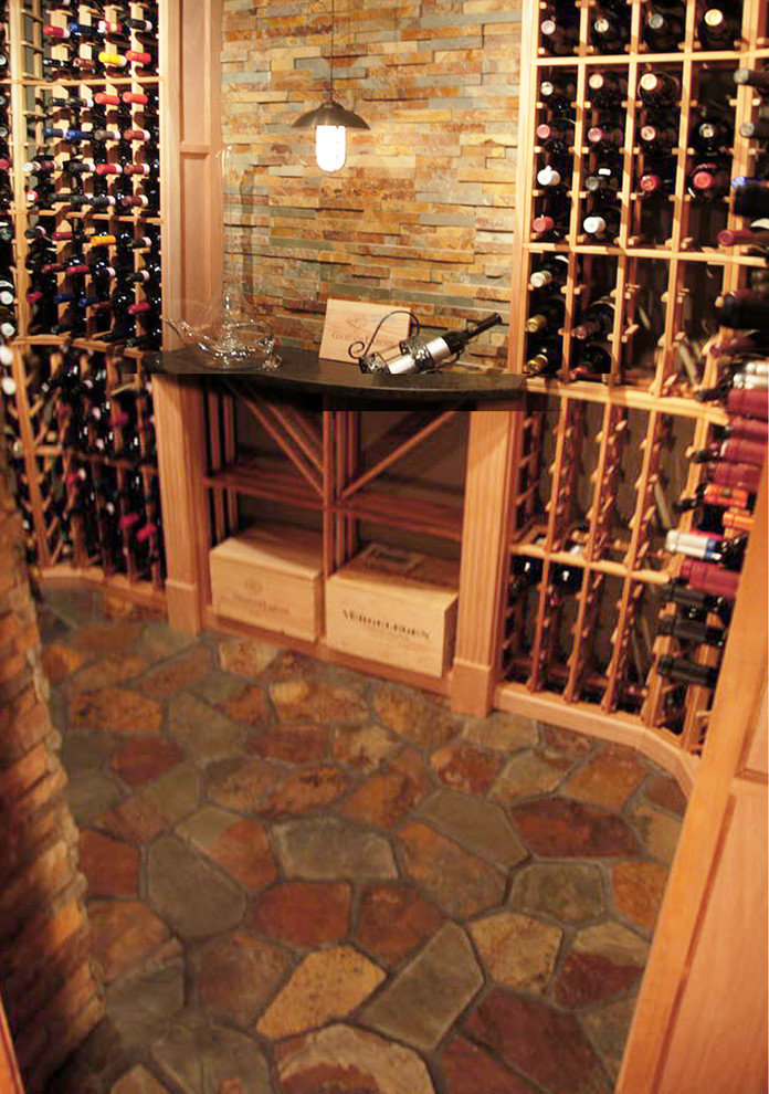 Traditional wine cellar in Charleston.