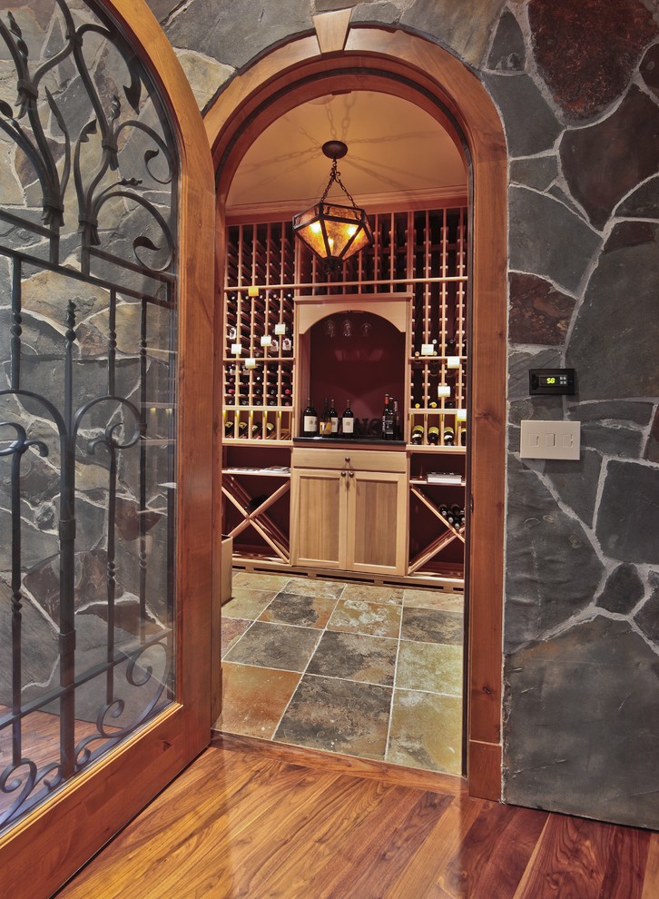 Issaquah Oasis, Wine Cellar Traditional Wine Cellar Seattle by