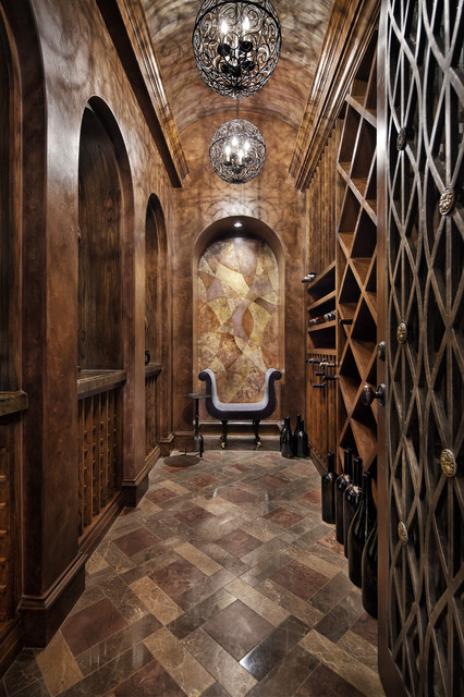 Italian Elegance Mediterranean Wine Cellar Dallas By Jauregui Architecture Interiors Construction Houzz