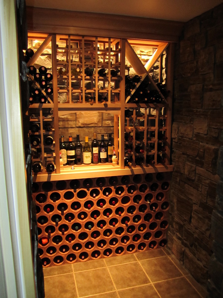 Elegant wine cellar photo in Toronto