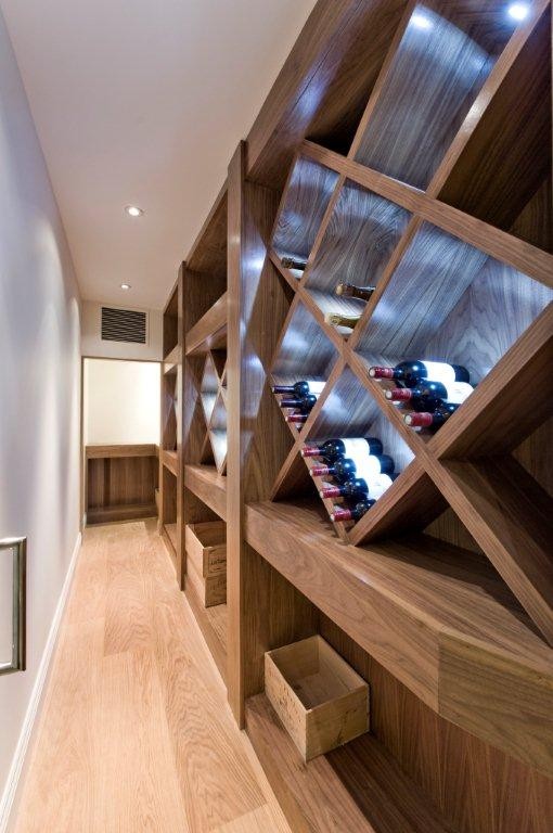 Kensington London Contemporary Wine Cellar London by Avid