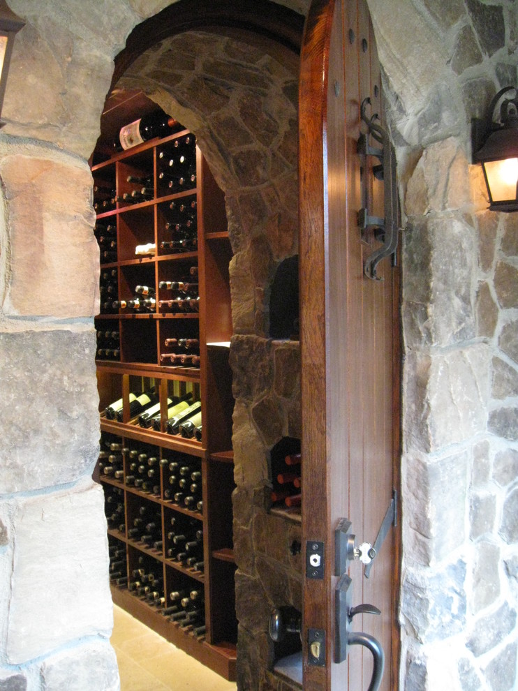 Cette photo montre une cave à vin.