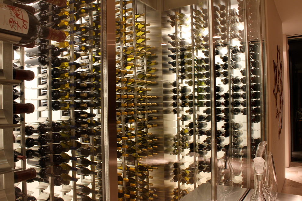 La Jolla Residence Modern Wine Cellar San Diego by Ron Neal