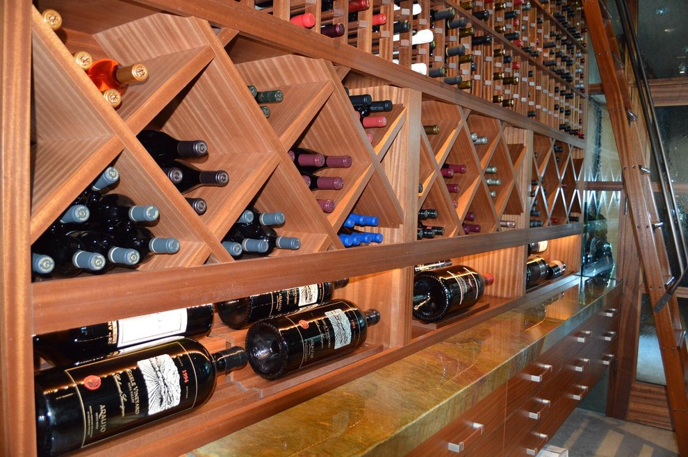 La Jolla, San Diego California Custom Wine Cellar Design Contemporary