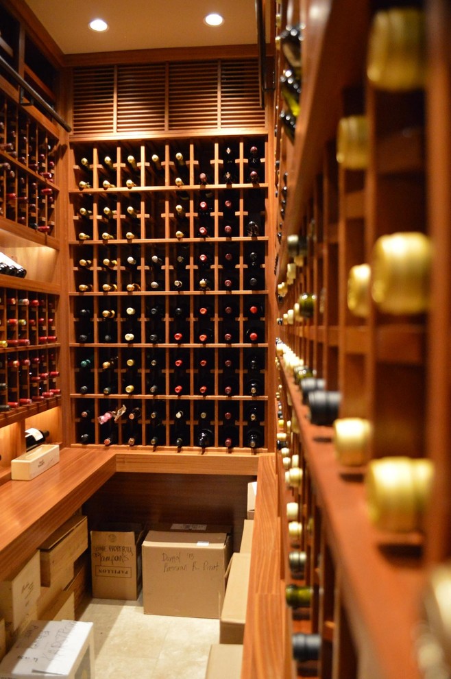 La Jolla, San Diego California Custom Wine Cellar Design Contemporary