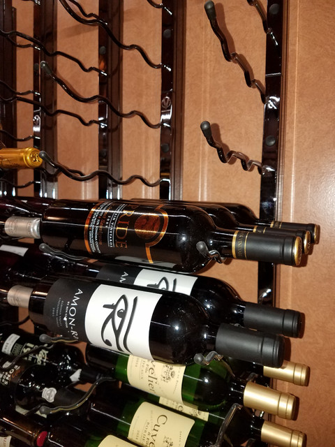 Label Forward Orientation Contemporary Wine Cellar Rack System Irvine Contemporaneo Bodega Orange County de Wine Cellars by Coastal Houzz