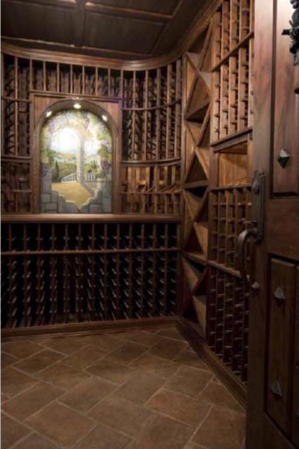 This is an example of a classic wine cellar in Chicago.