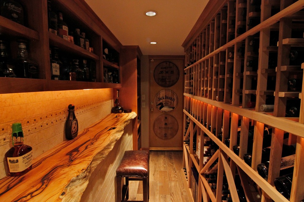 Lake Forest Park WA wine cellar ED Traditional Wine Cellar